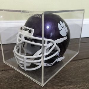 Schutt Authentic Mini Helmet NCAA Purple white